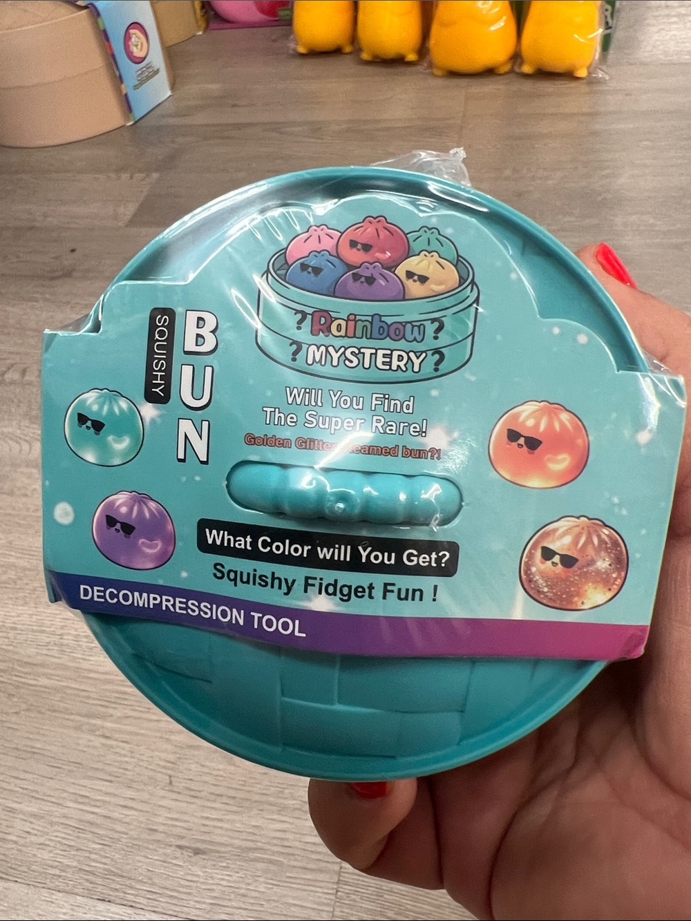 Rainbow Mystery Decompression Toy - Teal